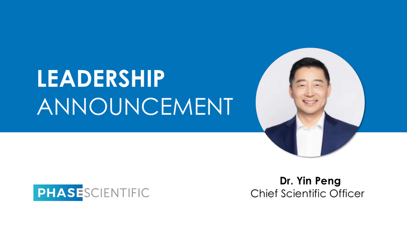 Former Abbott China R&D Head Joins PHASE Scientific as Chief Scientific Officer to Drive Scientific Innovation and Global R&D Strategy