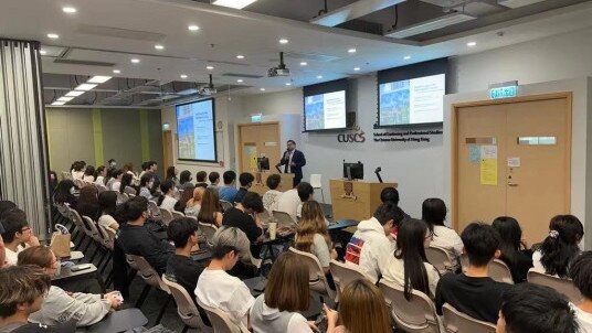 創科先鋒招彥燾博士與中大文憑課程同學分享創業秘訣